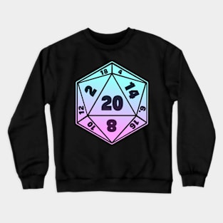 Pastel D20 Dice Crewneck Sweatshirt